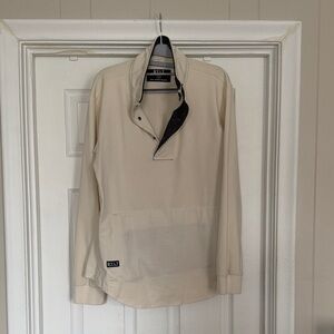 BYLT Basics Cream Elite+ Fairway Drop-Cut Pullover